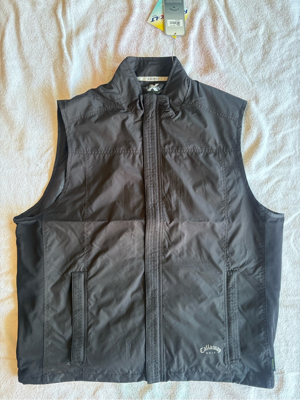 Callaway Black Men's Golf Vest XL NWT